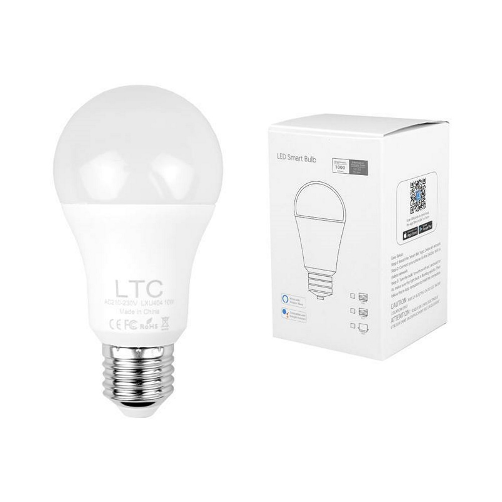 RGB LED žarulja LTC E27 A60 10W WIFI