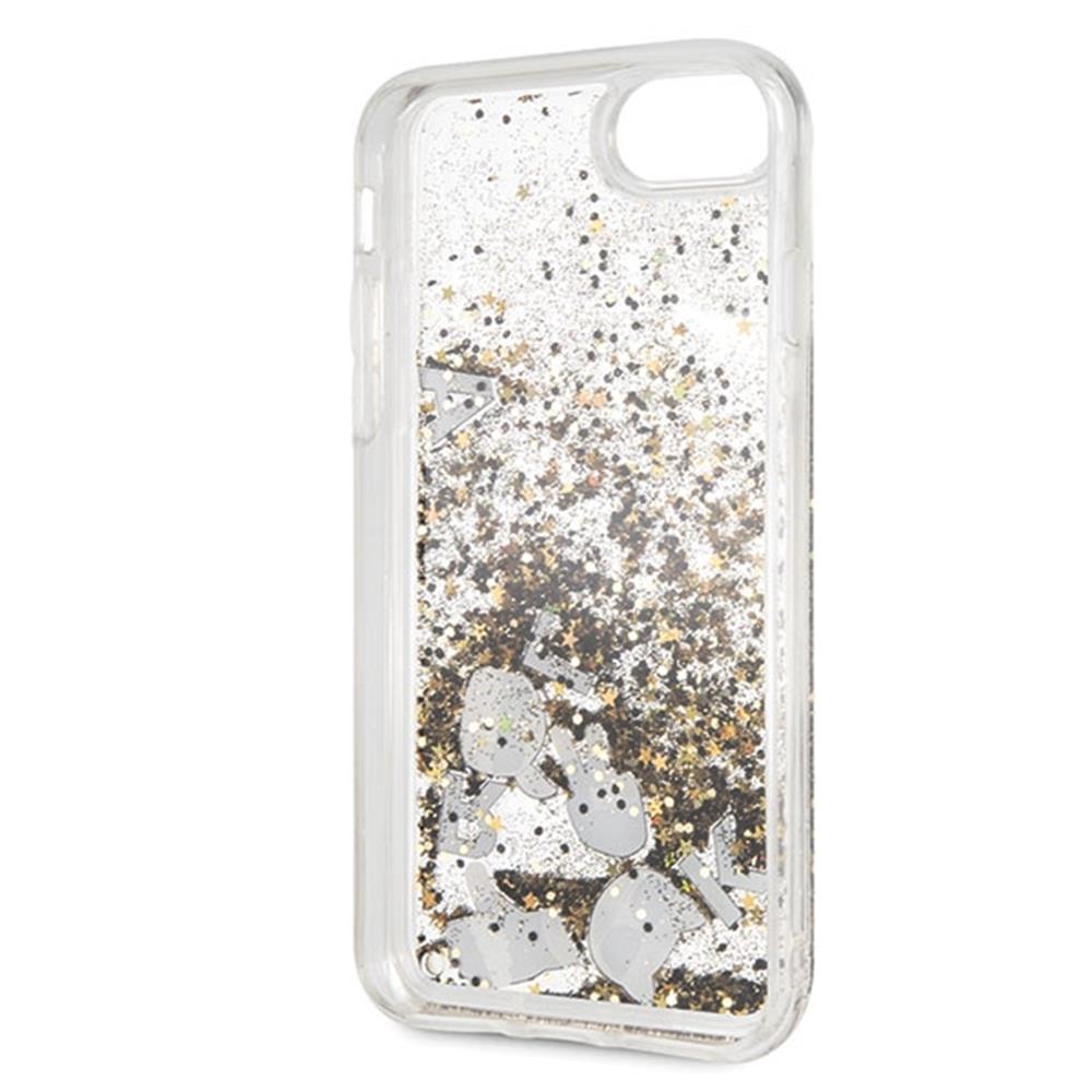 Karl Lagerfeld maska za iPhone 7 Plus / 8 Plus KLHCI8LROGO crna-zlatnahard case Glitter