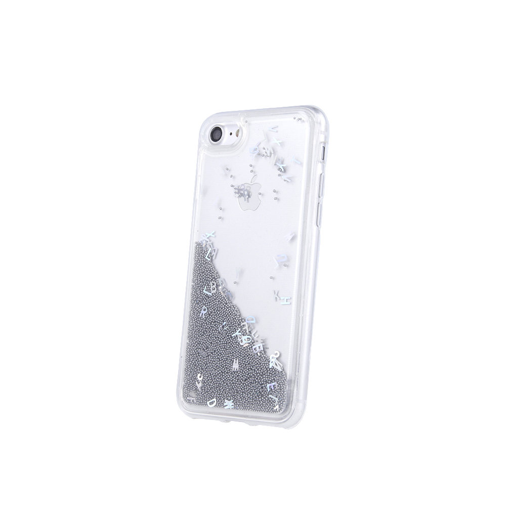 Liquid Letters TPU maska za iPhone 11 srebrna