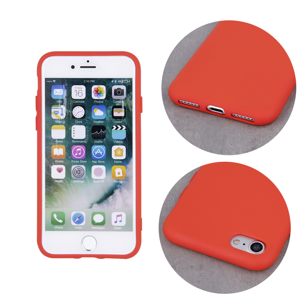 Silicon maska za iPhone 12 Mini 5,4" crvena