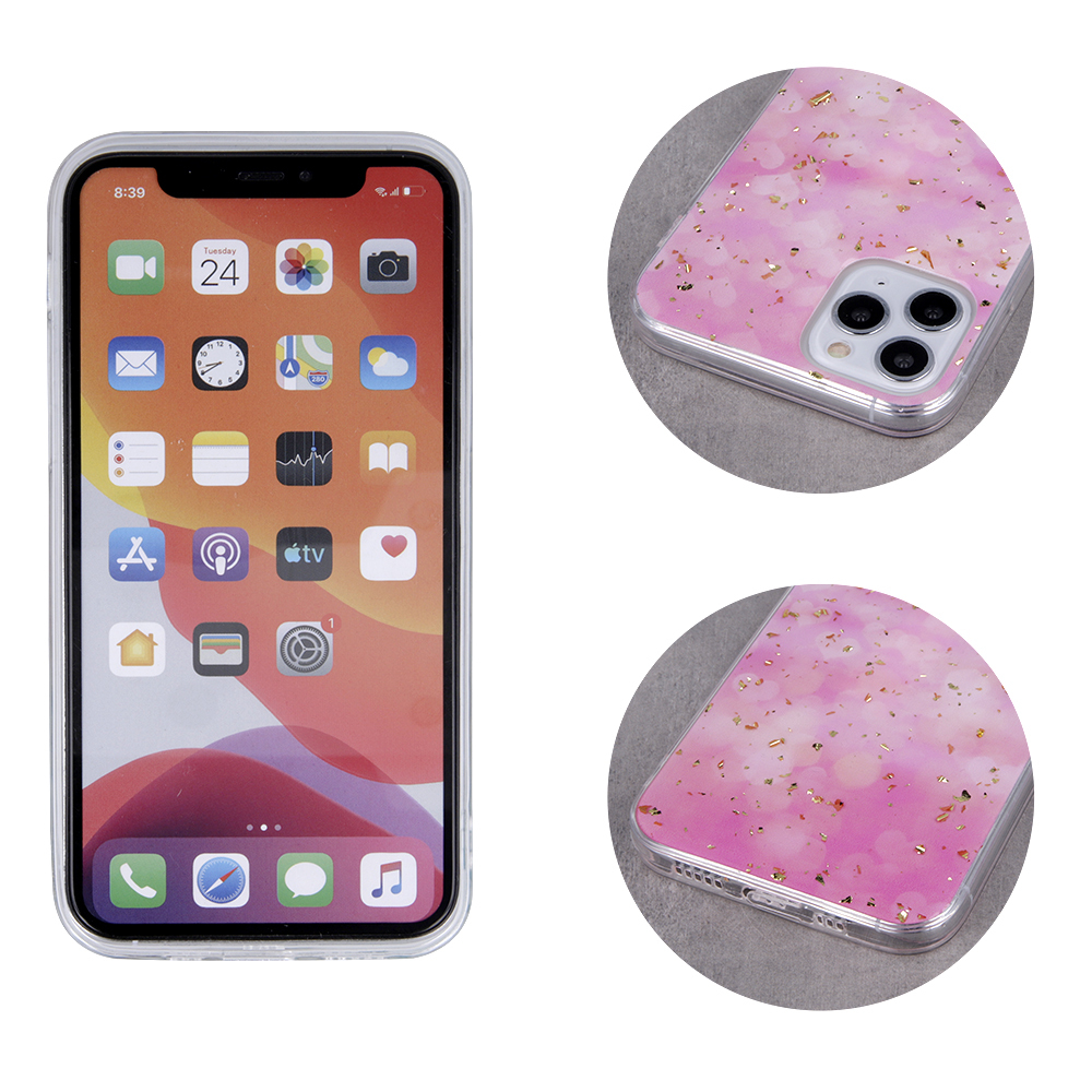 zlatnaGlam case  for iPhone 12 / iPhone 12 Pro 6,1" roza