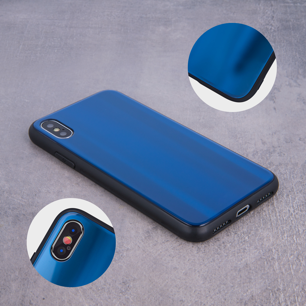 Aurora Glass maska za iPhone 13 Pro 6,1" tamno plava