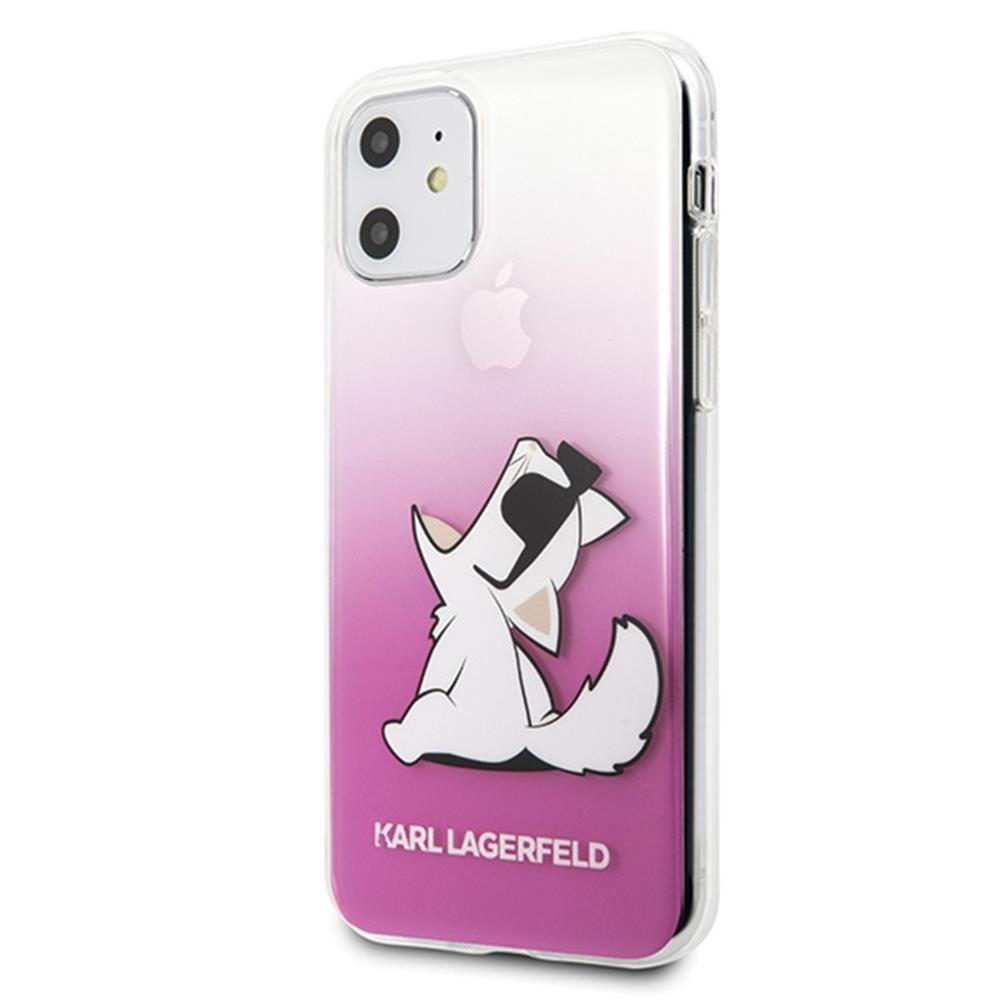 Karl Lagerfeld maska za iPhone 13 Pro / 13 6,1" KLHCP13LCFNRCPI hard case roza Choupette Fun