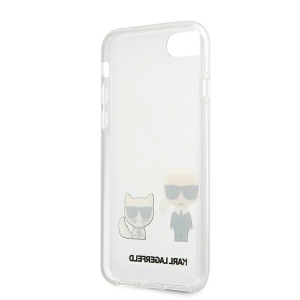 Karl Lagerfeld maska za iPhone 13 6,1" KLHCP13MCKTR hard case prozirna Karl & Choupette