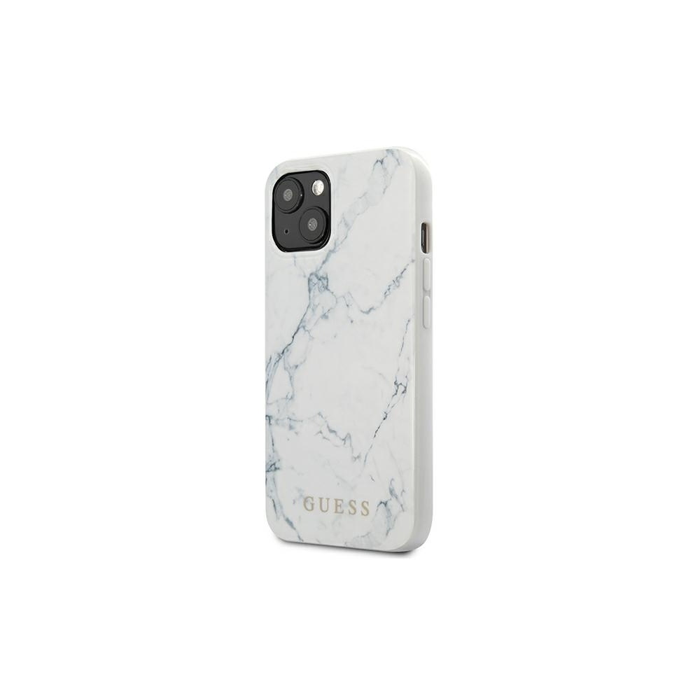 Guess maska za iPhone 13 Pro / 13 6,1'' GUHCP13LPCUMAWH white hard case Marble