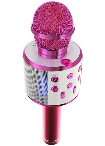 Bluetooth mikrofon za karaoke sa zvučnikom - rozi