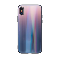 Aurora Glass maska za iPhone 7 / 8 / SE 2020 smeđa-crna Aurora Glass maska za iPhone 7 / 8 / SE 2020 smeđa-crna