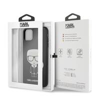 Karl Lagerfeld maska za iPhone 11 Pro Max KLHCN65DLFKBK crna hard case Iconic Karl Glitter