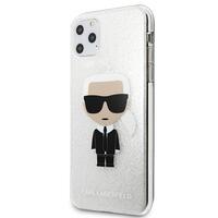 Karl Lagerfeld maska za iPhone 11 Pro Max KLHCN65TPUTRIKSL srebrna hard case Glitter Iconic Karl Karl Lagerfeld maska za iPhone 11 Pro Max KLHCN65TPUTRIKSL srebrna hard case Glitter Iconic Karl