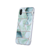Geometric Marmur maska za iPhone 12 Mini 5,4" zelena Geometric Marmur maska za iPhone 12 Mini 5,4" zelena