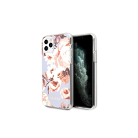 Guess maska za iPhone 11 Pro Max GUHCN65IMLFL02 lilac hard case Flower Collection