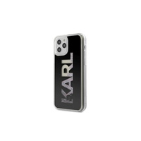 Karl Lagerfeld maska za iPhone 12 / 12 Pro 6,1" KLHCP12MKLMLBK crna hard case Karl Logo Glitter Karl Lagerfeld maska za iPhone 12 / 12 Pro 6,1" KLHCP12MKLMLBK crna hard case Karl Logo Glitter