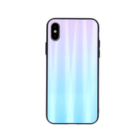 Aurora Glass maska za iPhone 12 Mini 5.4 plava roza Aurora Glass maska za iPhone 12 Mini 5.4 plava roza