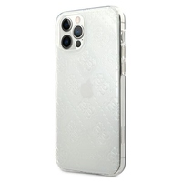 Guess maska za iPhone 12 Mini 5,4" GUHCP12S3D4GTR prozirna hard case 4G 3D Pattern Collection