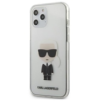 Karl Lagerfeld maska za iPhone 12 / 12 Pro 6,1" KLHCP12MTRIK prozirna hard case Iconic Karl Lagerfeld maska za iPhone 12 / 12 Pro 6,1" KLHCP12MTRIK prozirna hard case Iconic