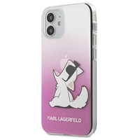 Karl Lagerfeld maska za iPhone 12 Pro Max 6,7" KLHCP12LCFNRCPI roza hard case Choupette Fun