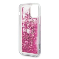 Karl Lagerfeld maska za iPhone 12 Pro Max 6,7" KLHCP12LROPI roza hard case Glitter Charms