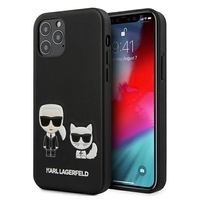 Karl Lagerfeld maska za iPhone 12 Mini 5,4" KLHCP12SPCUSKCBK crna hard case Iconic Karl & Choupette Karl Lagerfeld maska za iPhone 12 Mini 5,4" KLHCP12SPCUSKCBK crna hard case Iconic Karl & Choupette