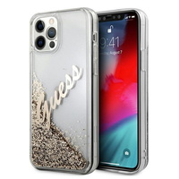 Guess maska za iPhone 12 Pro Max 6,7" GUHCP12LGLVSGO zlatnahard case Glitter Vintage Script Guess maska za iPhone 12 Pro Max 6,7" GUHCP12LGLVSGO zlatnahard case Glitter Vintage Script