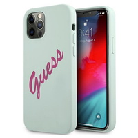 Guess maska za iPhone 12 Pro Max 6,7" GUHCP12LLSVSBF plava-fuchsia hard case Silicone Vintage Guess maska za iPhone 12 Pro Max 6,7" GUHCP12LLSVSBF plava-fuchsia hard case Silicone Vintage