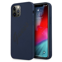 Guess maska za iPhone 12 Pro Max 6,7" GUHCP12LLSVSBL plava hard case Script Vintage Guess maska za iPhone 12 Pro Max 6,7" GUHCP12LLSVSBL plava hard case Script Vintage