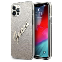 Guess maska za iPhone 12 Pro Max 6,7" GUHCP12LPCUGLSGO zlatnahard case Glitter Gradient Script Guess maska za iPhone 12 Pro Max 6,7" GUHCP12LPCUGLSGO zlatnahard case Glitter Gradient Script