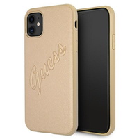 Guess maska za iPhone 12 Pro Max 6,7" GUHCP12LRSAVSLG zlatnahard case Saffiano Vintage Script Guess maska za iPhone 12 Pro Max 6,7" GUHCP12LRSAVSLG zlatnahard case Saffiano Vintage Script