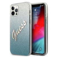 Guess maska za iPhone 12 / 12 Pro 6,1" GUHCP12MPCUGLSBL plava hard case Glitter Gradient Script Guess maska za iPhone 12 / 12 Pro 6,1" GUHCP12MPCUGLSBL plava hard case Glitter Gradient Script