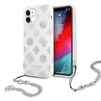 Guess maska za iPhone 12 Pro Max 6,7" GUHCP12LKSPESI srebrna hard case Peony Chain Collection Guess maska za iPhone 12 Pro Max 6,7" GUHCP12LKSPESI srebrna hard case Peony Chain Collection