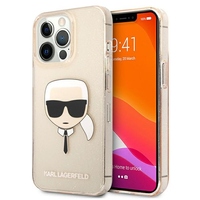 Karl Lagerfeld maska za iPhone 13 6,1" KLHCP13MKHTUGLGO zlatnahard case Glitter Karl`s Head Karl Lagerfeld maska za iPhone 13 6,1" KLHCP13MKHTUGLGO zlatnahard case Glitter Karl`s Head