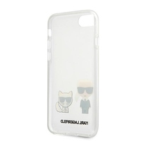 Karl Lagerfeld maska za iPhone 13 Mini 5,4" KLHCP13SCKTR hard case prozirna Karl & Choupette