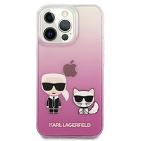 Karl Lagerfeld maska za iPhone 13 Pro Max 6,7" KLHCP13XCKTRP hard case roza Karl & Choupette