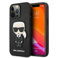 Karl Lagerfeld maska za iPhone 13 Pro / 13 6,1" KLHCP13LOKPK crna hard case Saffiano Ikonik Karl`s Patch Karl Lagerfeld maska za iPhone 13 Pro / 13 6,1" KLHCP13LOKPK crna hard case Saffiano Ikonik Karl`s Patch