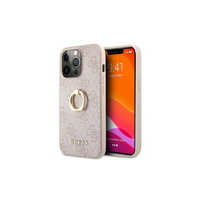 Guess maska za iPhone 13 Pro / 13 6,1" GUHCP13L4GMRPI roza hard case 4G with ring stand Guess maska za iPhone 13 Pro / 13 6,1" GUHCP13L4GMRPI roza hard case 4G with ring stand