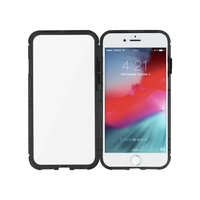 Magnetic Full Glass maska za iPhone XS Max crna Magnetic Full Glass maska za iPhone XS Max crna