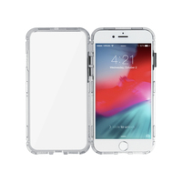 Magnetic Full Glass maska za iPhone XS Max srebrna Magnetic Full Glass maska za iPhone XS Max srebrna