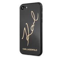 Karl Lagerfeld maska za iPhone 7 / 8 / SE 2020 KLHCI8DLKSBK crna hard case Signature Glitter Karl Lagerfeld maska za iPhone 7 / 8 / SE 2020 KLHCI8DLKSBK crna hard case Signature Glitter