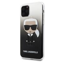 Karl Lagerfeld maska za iPhone 11 Pro KLHCN58TRDFKBK crna hard case Gradient Iconic Karl