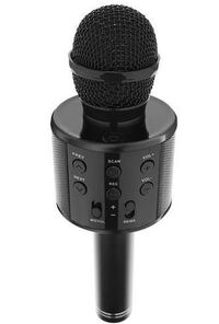 Bežični Bluetooth karaoke mikrofon - crni Bežični Bluetooth karaoke mikrofon - crni