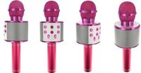 Bežični Bluetooth karaoke mikrofon - rozi